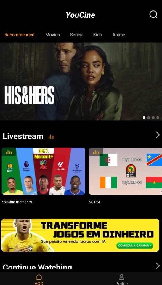 gbolahann0's tweet image. No cap, this is the best app for movies and live sports right now 🔥