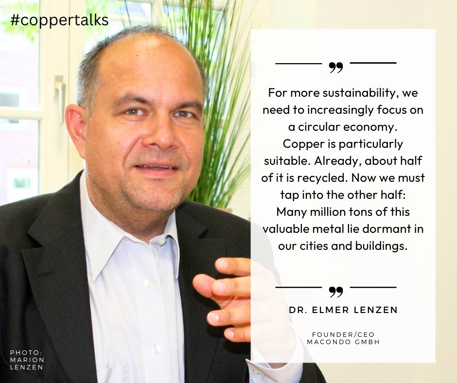 🔶Copper. The urban resource.🏙️♻️
#coppertalks