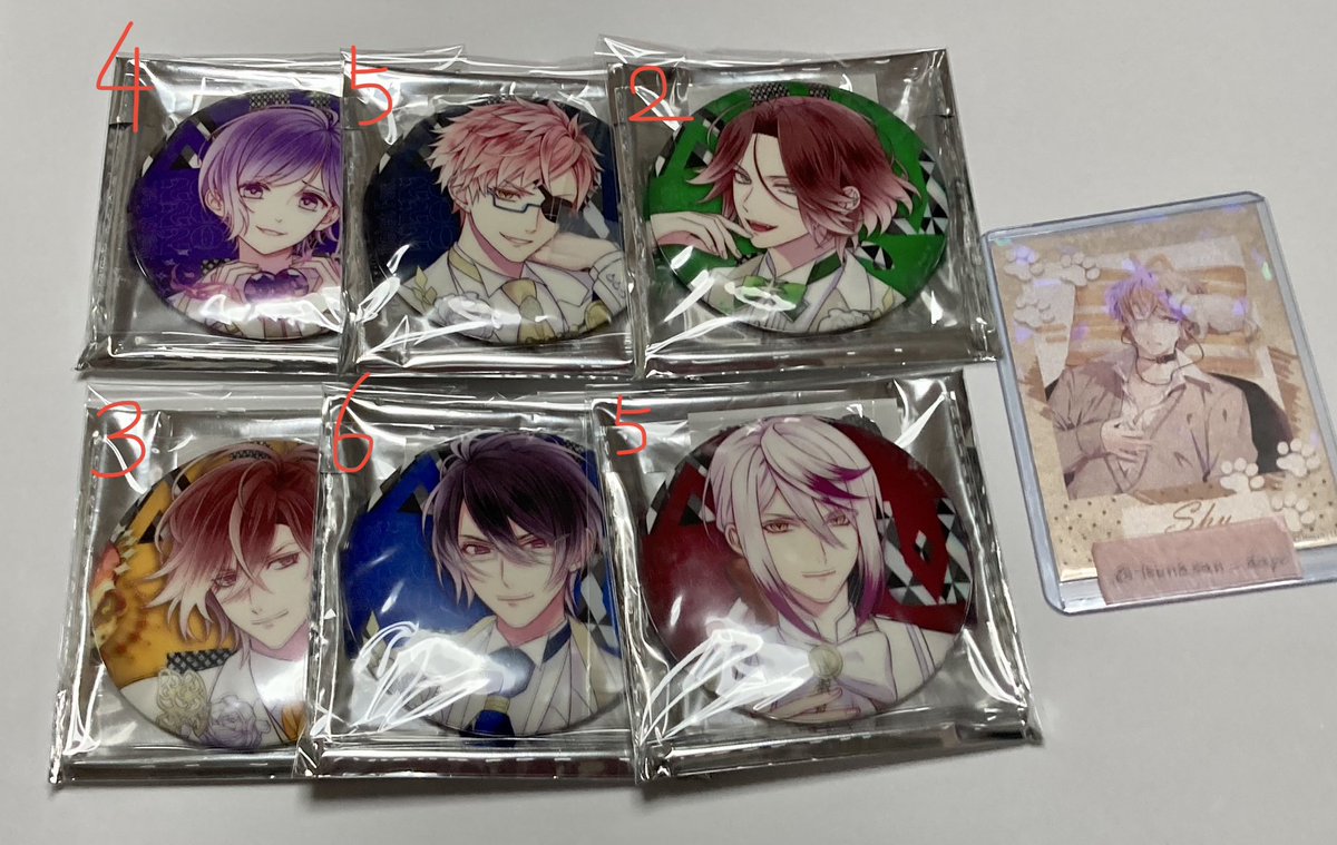 ゆ*き様 [RF20] ディアラバ シュウ 缶バッジ 40個 リジェフェス アク