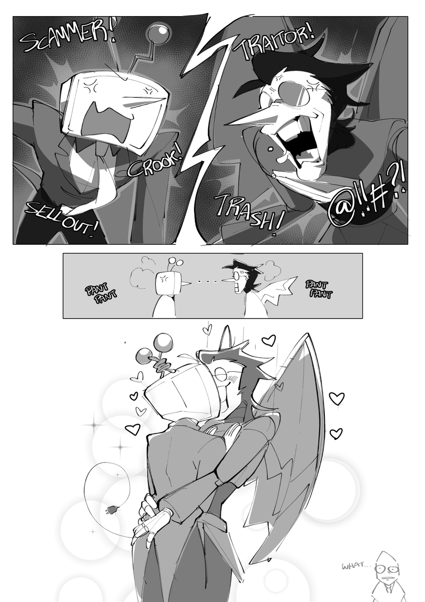 AnotherMICCHI's tweet image. I hate you! Damn you! Come here! Mwah~!

#spamtenna