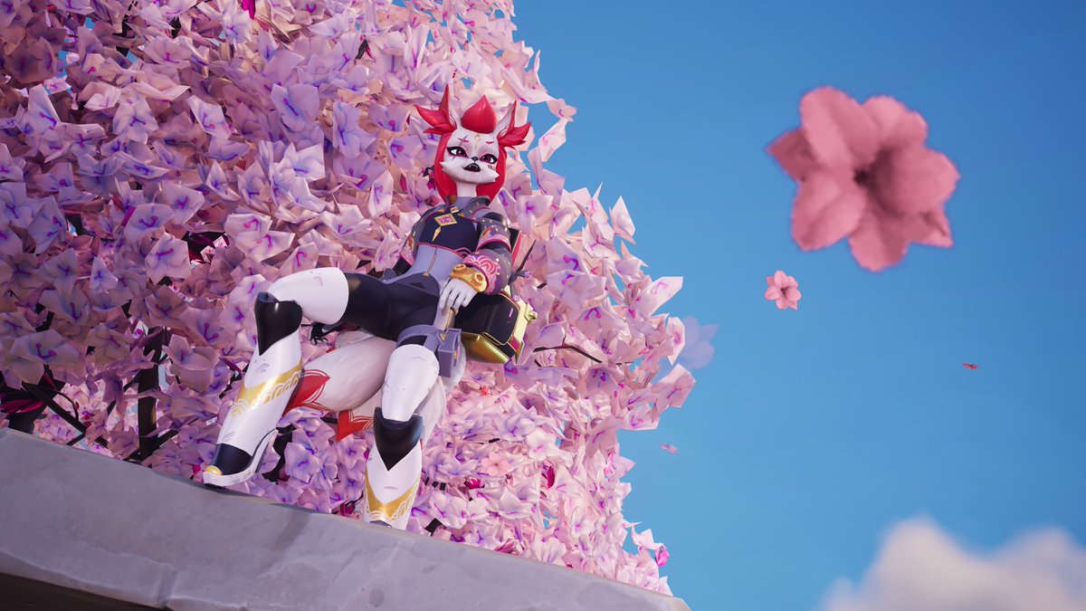 I_Love_Kimichan's tweet image. エモート　💕🦊「Assumptions」🦊💕

"もしもあなたが愛を望むなら、私の全てをあなたに捧げたって構わないわ。💗"

#KimikoFiveTails 
#キミコファイブテイルズ
#フォトナスクショ
#Fortgraphy