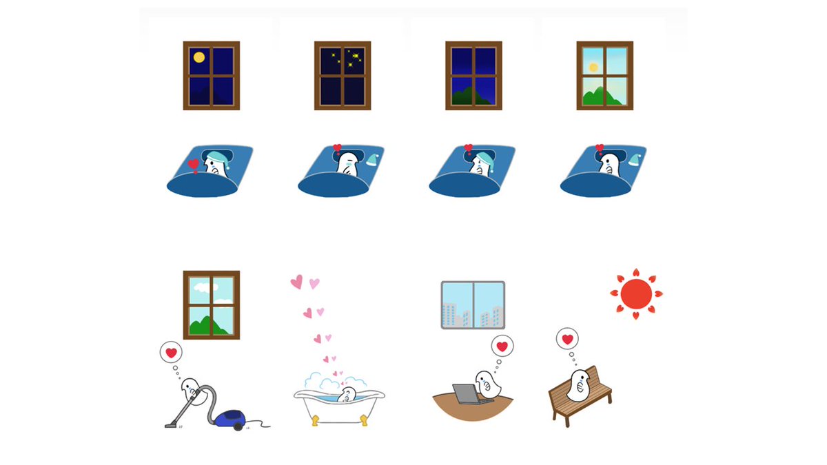 Piyofu_line1's tweet photo. Here’s the full set of Vol.21😊
#LINEStickers #NoText #Hearts https://t.co/xpRD2JuOgJ