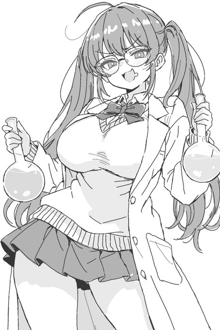 マッドサイエンティスト風ツインテJKちゃん けっこうお気に入り