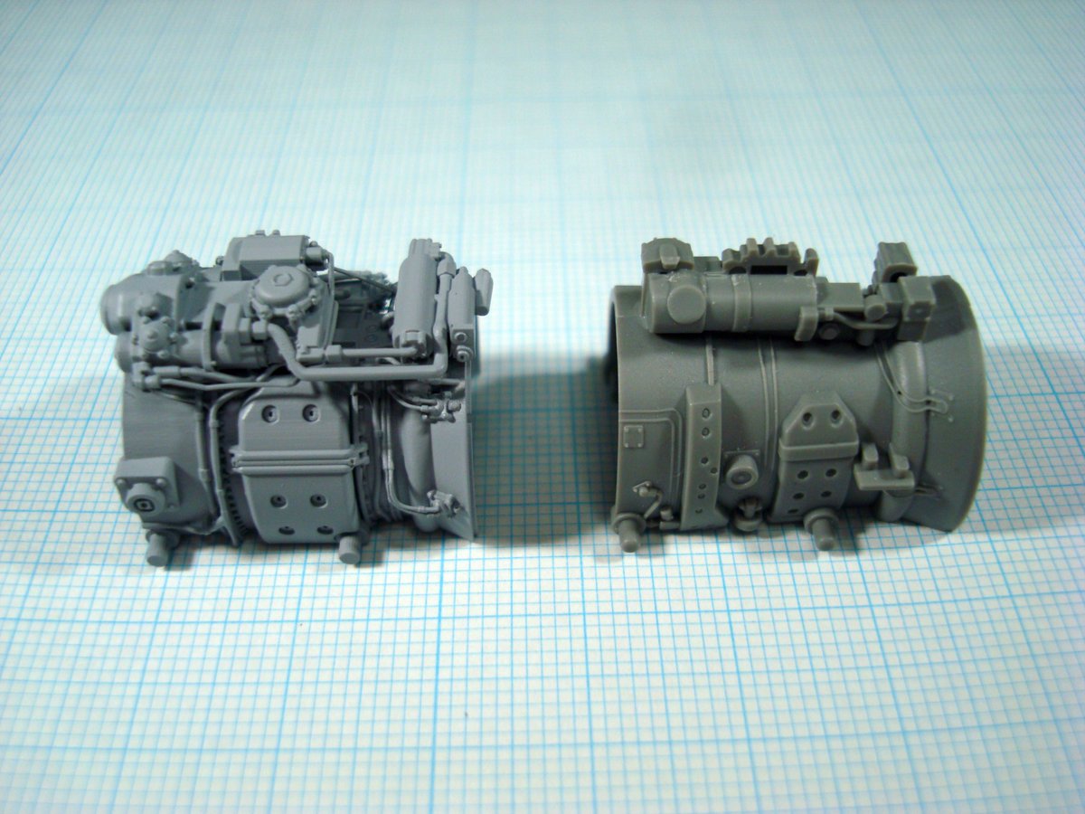 mosuke_models's tweet photo. 3Dデータを作ってました。組み込むとほとんど見えないのでここまで作る必要があったのか疑問に思いつつも、エンジンがパイプや配線まみれだとワクワクするので良しとします。
#模型 #プラモデル #スケールモデル #scalemodels https://t.co/KhjWyg7jHa