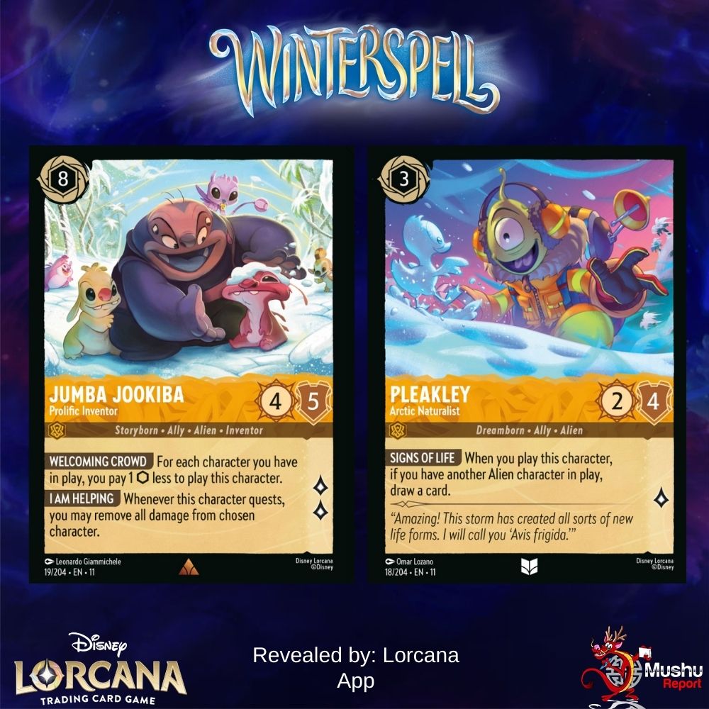 Check out the latest reveals for Winterspell and a couple other cards in  the upcoming 2026 sets! https://t.co/7K59SqA3BH #disneylorcana