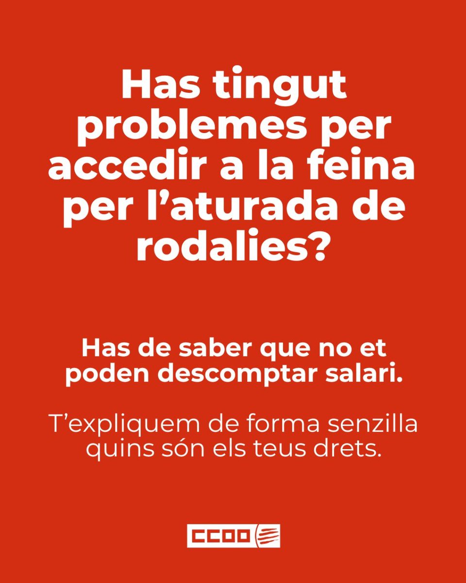 CCOO de Catalunya tweet media