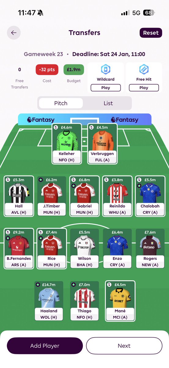 Should I roll an extra week or pull the trigger on the wildcard now?

#FPL #FPLCommunity