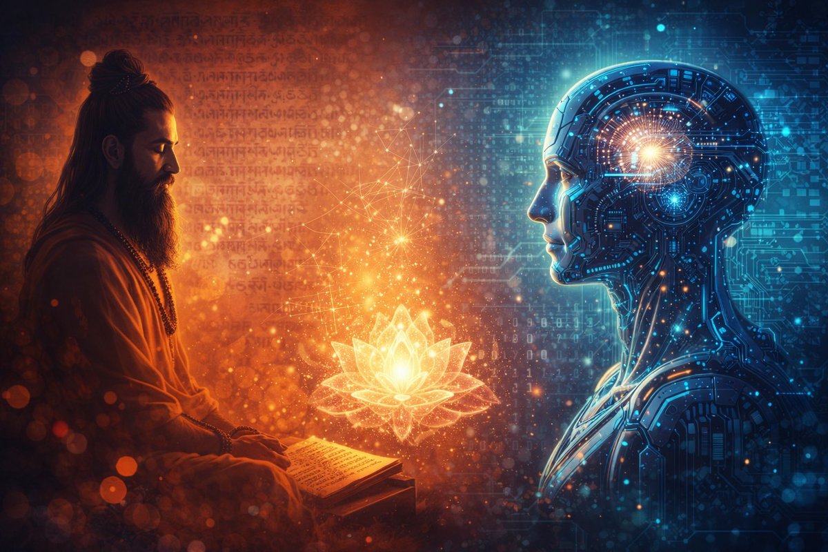 Śāstra → AI Alignment

संकल्पे बीजम्।
बुद्धौ निर्णयः।
धर्मे मर्यादा।

Saṅkalpa provides the seed.
Buddhi decides the course.
Dharma sets the boundary.

👉 AI without Buddhi is blind. (अविवेकः अन्धता)
👉 AI without Dharma is dangerous. (अधर्मः विनाशाय)
👉 AI with both builds