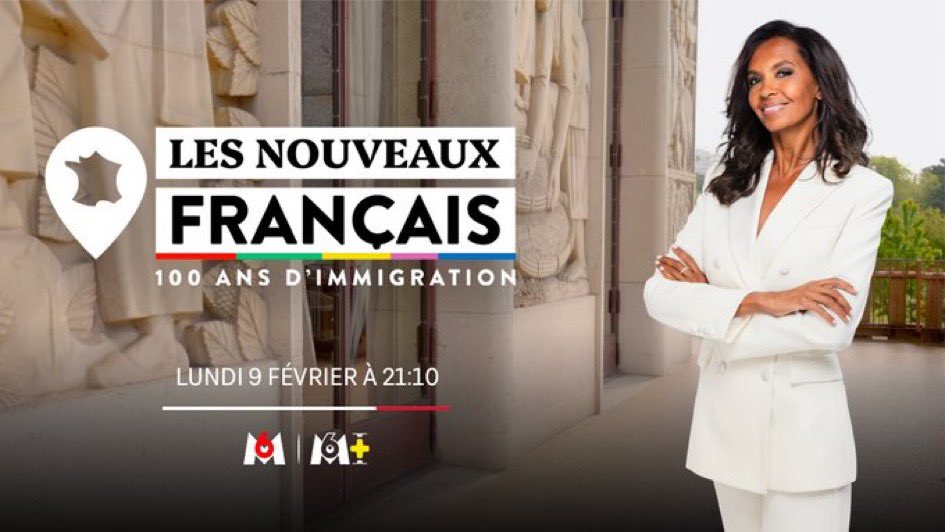 jeromefouqueray's tweet photo. #GroupeM6 #M6

Lundi 9 février, #M6 diffuse en Prime Time le magnifique documentaire "Les nouveaux Français, 100 ans d'immigration" produit et raconté par @KarineLMOff, réalisation @GautryMathilde. Passionnant, émouvant, surprenant, indispensable.
🔵⚪️🔴

Nous en montrerons de nouveaux extraits inédits lors du point @M6 prévu au prochain @FIPADOC 🔜

@benjamin_boiron @M6pro