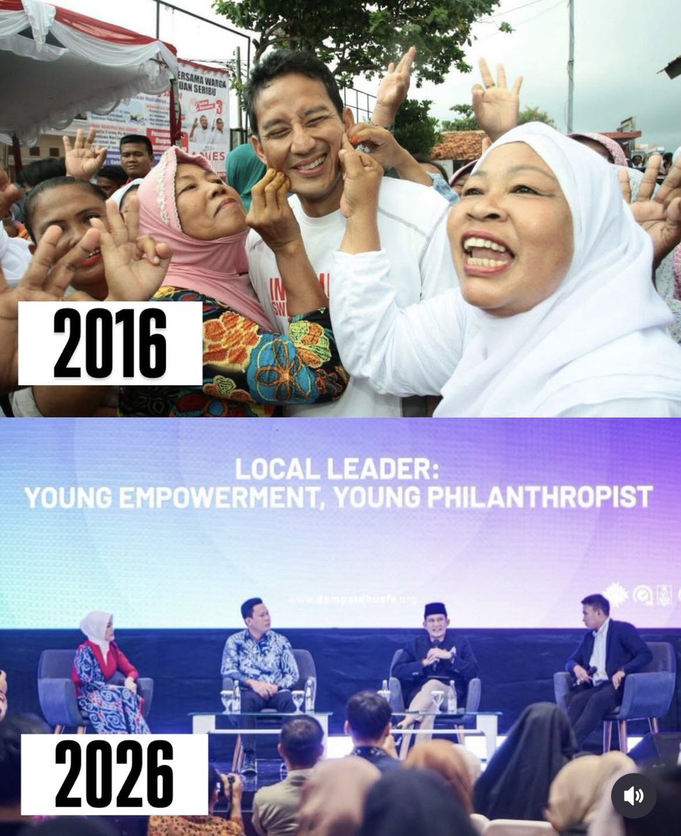 sandiuno's tweet image. 2016.
Saya melangkah ke politik dengan satu kesadaran: politik tidak pernah bekerja seperti hitung-hitungan di atas kertas.

1 + 1 tidak selalu menjadi 2, dan 11 x 11 belum tentu menjadi 121.

Semua bisa berubah, dinamika bisa berbalik, dan keputusan yang terasa benar hari ini…