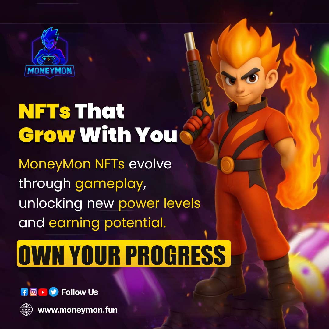 MoneyMonDotFun's tweet image. 🧬 NFTs That Grow With You
MoneyMon NFTs evolve through gameplay, unlocking new power levels and earning potential.
Progress isn’t cosmetic — it directly impacts performance and rewards.

#NFTEvolution #MoneyMonGame #PlayToEarn