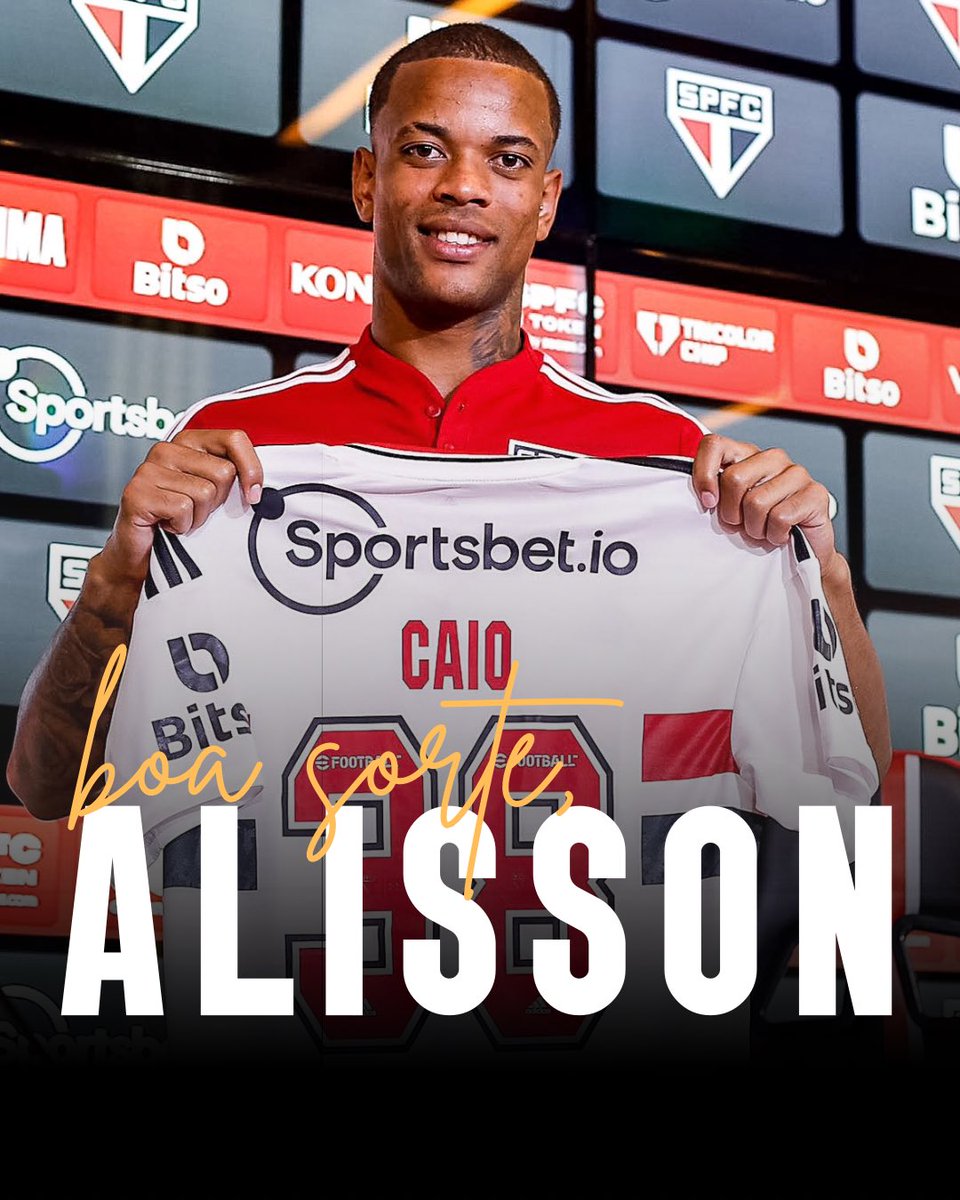 fachezzi's tweet image. Desejo toda a sorte do mundo para o Alisson! 

O jogador de uma temporada muito boa nos 18 anos que ficou no São Paulo e merece ter uma oportunidade de voltar a jogar com o treinador aí o revelou para o futebol!