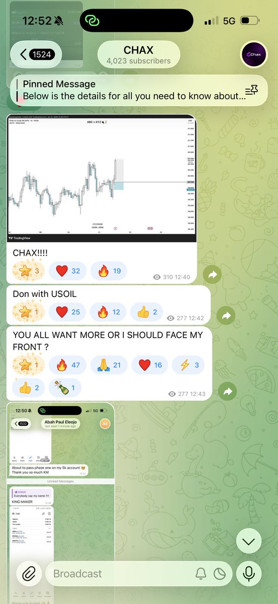 chaxbtbg's tweet photo. I woke up and decided to make my FREE telegram member 3 times richer again even before NEW YORK session opened.
You should be here making money for free with us . https://t.co/tsmh9SdWo3
