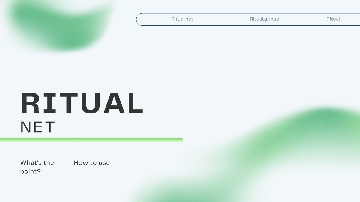 StillhazeRitual's tweet photo. Ritual is an open network for launching and using 
@ritualfnd 
artificial intelligence models where developers connect APIs or smart contracts to Infernet nodes
@ritualnet 
Receive on chain confirmed model responses and can build bots, agents
trading strategies and any decentralized AI services without dependence on closed cloud providers