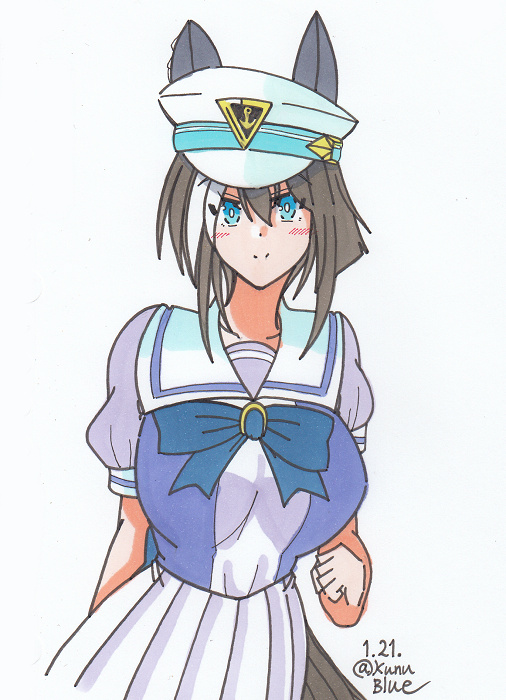 今日もシュヴァルグランを描きました。なんとなく描くの手になじんできたかなと思います。 