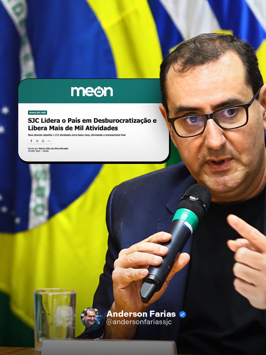 São José dos Campos lidera o Brasil em desburocratização. Mais de 1.200 atividades liberadas para abrir as portas sem entraves, com rapidez e segurança jurídica.

Menos papel, mais oportunidade, mais emprego. Desburocratizar é valorizar o empreendedor, gerar emprego e renda, e