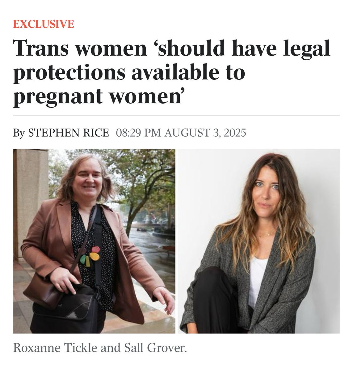 21/01/2026. It has officially been 4 years since I was emailed the Australian Human Rights Commission complaint alleging gender identity discrimination that lead to the Tickle v Giggle “what is a woman” court case. 4+ years to establish the most basic truth: no man is a woman.