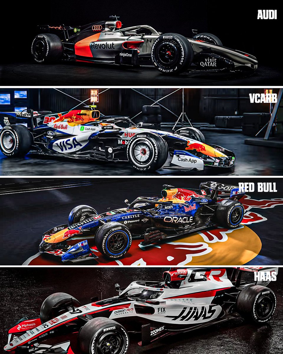 ESPNF1's tweet photo. The F1 2026 car launches so far 👀 https://t.co/WSQsBY1ftl