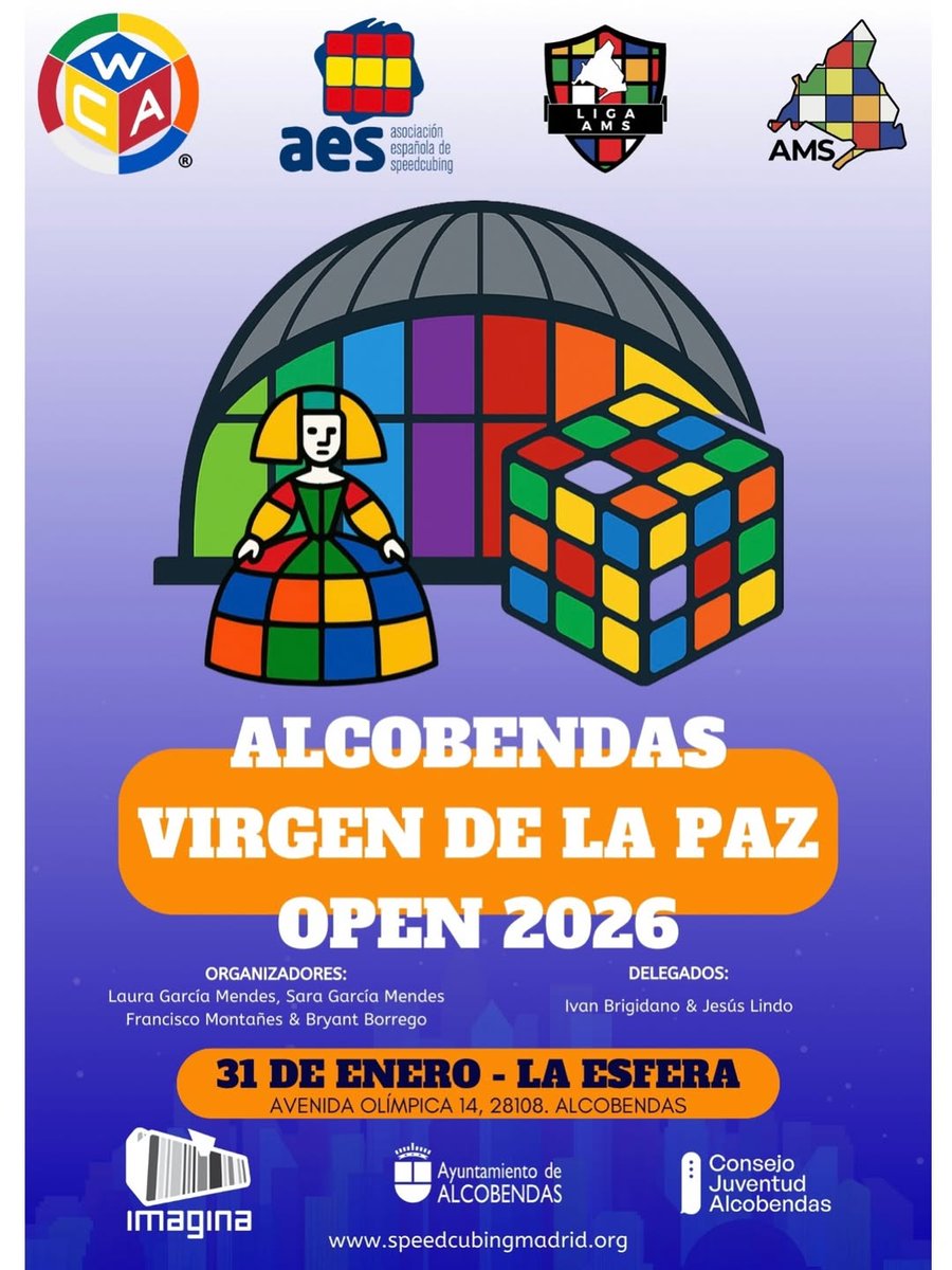 🔆Torneo Speedcubing en #alcobendas 🏆