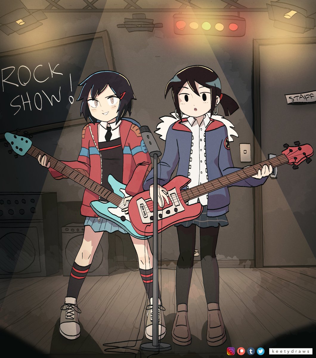 They go to the same college lol