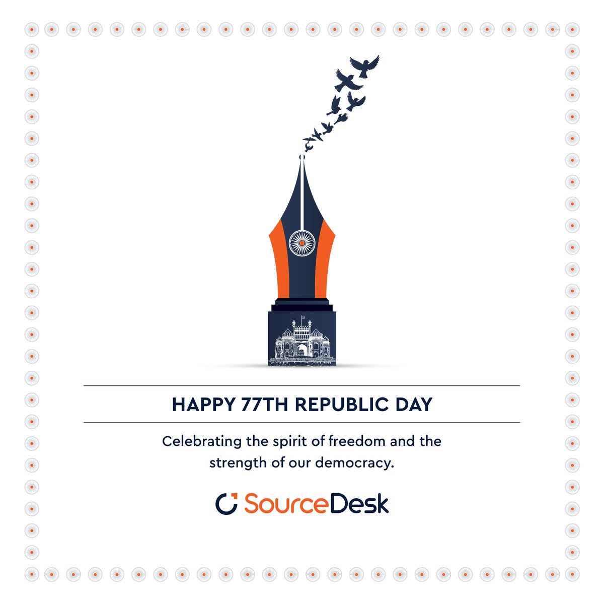 On this 77th Republic Day, we honour the values that define our nation — integrity, unity, and progress.
As India moves forward, we remain committed to innovation, responsibility, and building a stronger tomorrow together. 🇮🇳

#republicday2026 #india #jaihind <a href="/Sourcedesk/">Antony Peng</a>