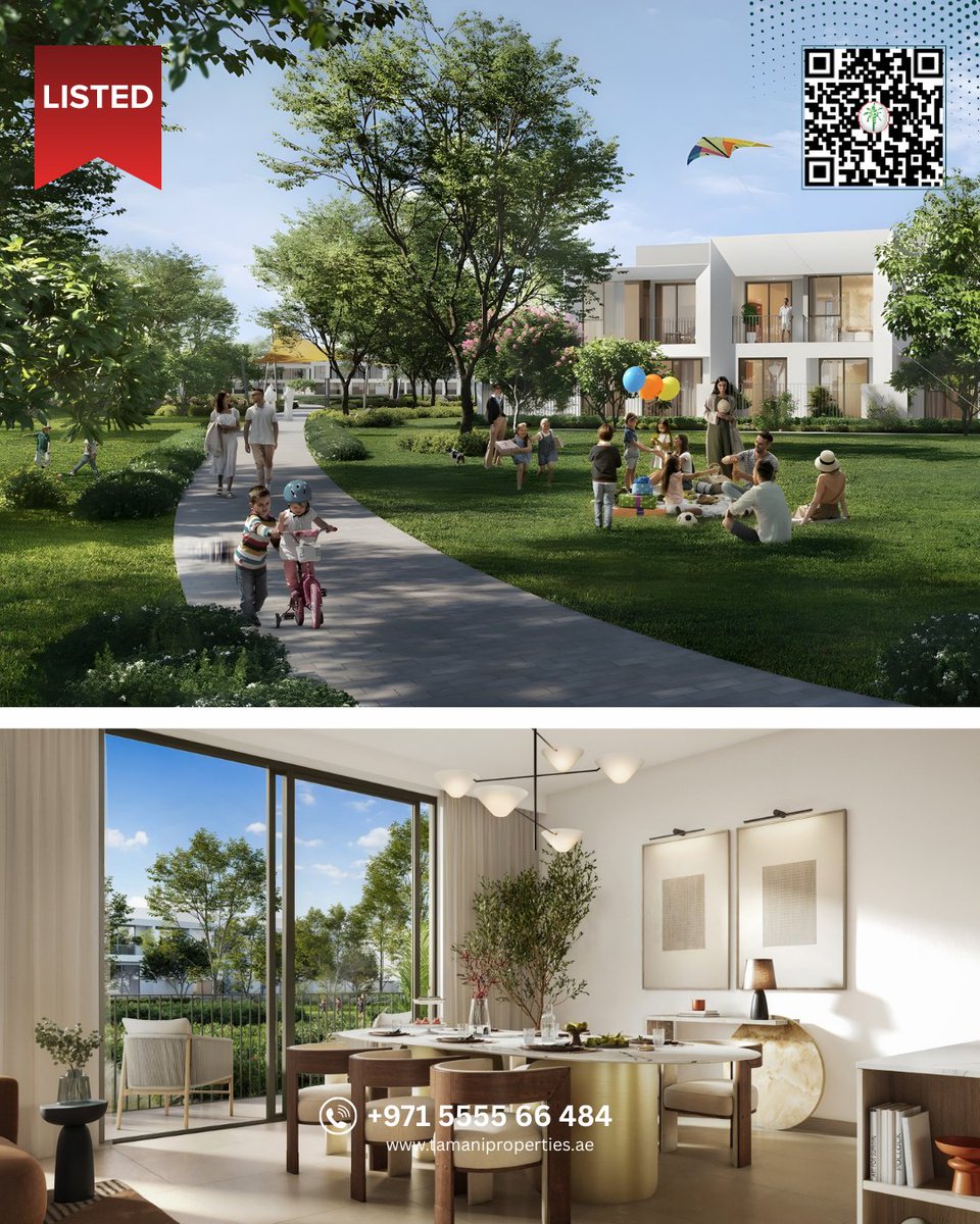 TamaniProp's tweet photo. ✨ Just Listed: Farm Grove, The Valley 

Elegance meets tranquility in this premium villa.

💰 AED 5.48M 
🛏️ 4 Bedrooms 
📐 3,754 sq.ft.

📍 Close to Blossom Nursery, Café, and a short drive to DXB Airport.

For inquiries: +971 5555 66 484

#TamaniProperties #FarmGrove #Emaar https://t.co/ap989RN5NQ