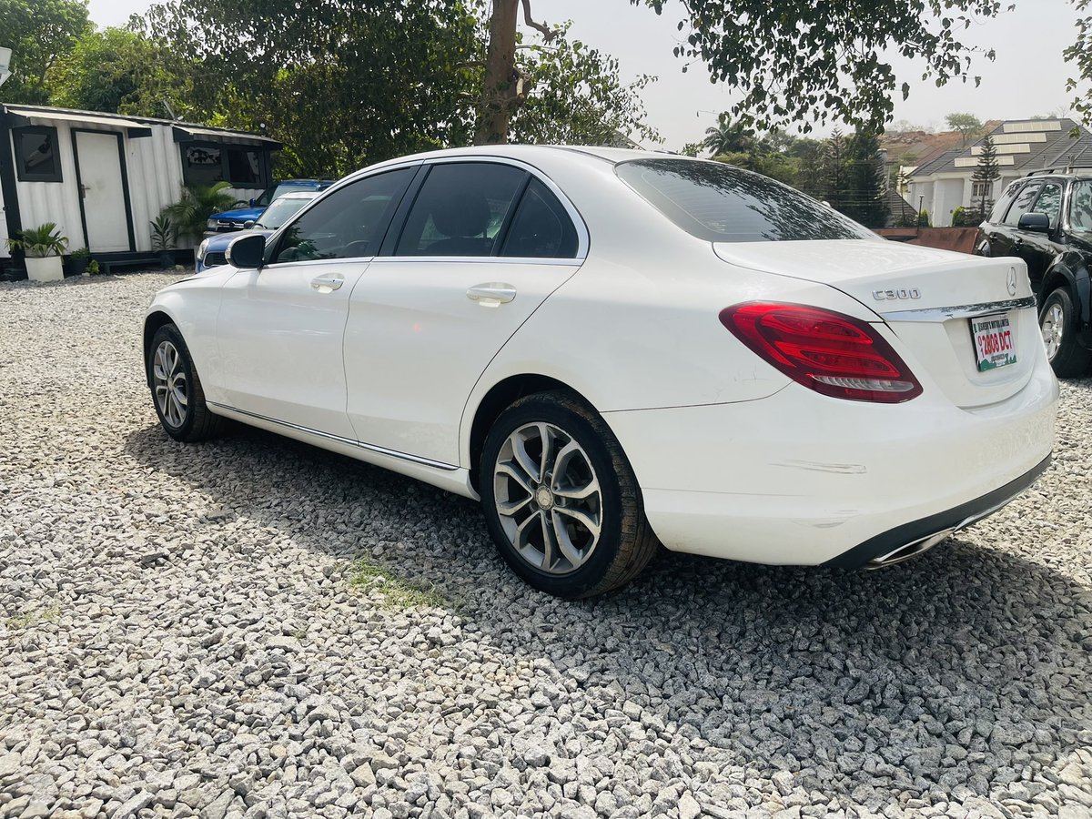 tormelabu's tweet photo. Super sharp Mercedes Benz C300 2015 
Extremely sound untempered engine and smooth automatic transmission 
First body 
Very neat leather interior 
Ac works perfectly 
Keyless entry 
Accident free 
Original custom duty 
14m negotiable. https://t.co/g0vk0r2AV1