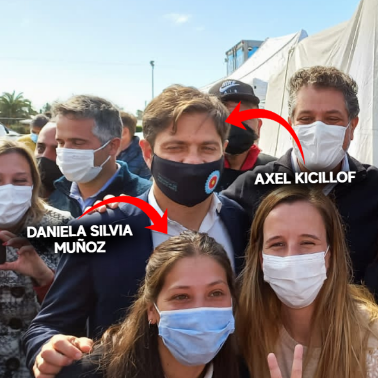 KalinaAnnGG's tweet image. Kicillof abrazando a Daniela Muñoz, una de las cabezas de la secta K "La Orden de la Luz", una red criminal dedicada a vioIar mujeres para satisfacer sexuaImente a su novio, Nicolas Rodríguez. Ambos empleados del Senado bonaerense, donde se perpetraron muchos de estos abusos.