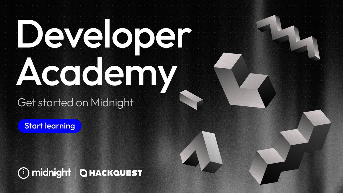 1/ Introducing Midnight Academy.

Midnight Academy is a new structured learning and builder pathway for developers who want to ship real, privacy-preserving applications.

➡️ academy.midnight.network