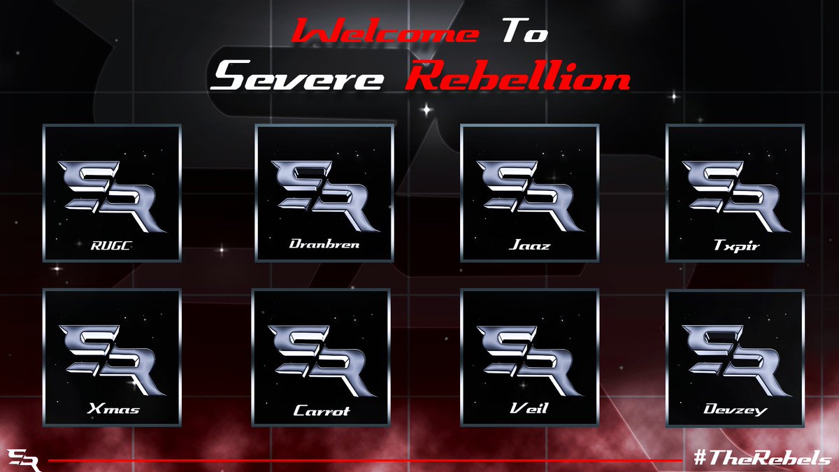 WELCOME OUR NEWEST RECRUITS TO THE FAMILY!

<a href="/dranben_/">dranben</a> 
<a href="/ohhJaaz_/">sR Jaaz</a> 
<a href="/XmasVFX/">XmasVR 🎄</a> 
<a href="/Devzeyy/">sR Devzey</a> 
<a href="/LousziferOnYT/">VeilFFA</a> 
<a href="/garretthecarrot/">sR Carrot</a> 

#TheRebels