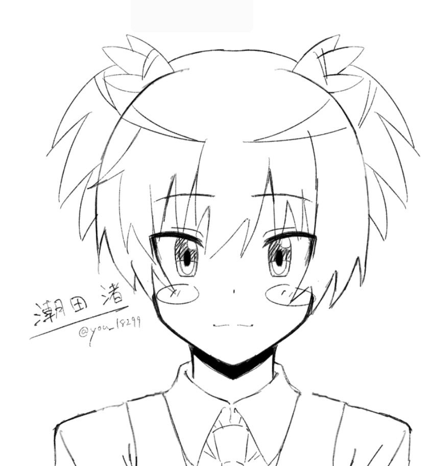 you_18299's tweet image. #潮田渚
#暗殺教室
落書き渚〜