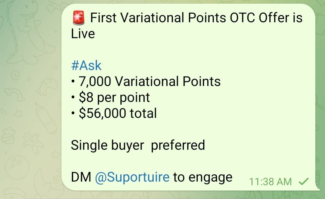 Variational Pacifica OTC by Vortex tweet media