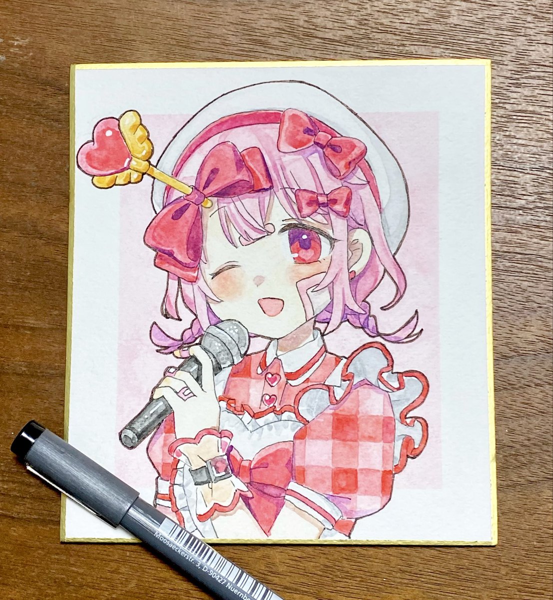 色紙の通販を1枚おこないます！絵柄はこちらです！ 2/21(土)15:00～ 1