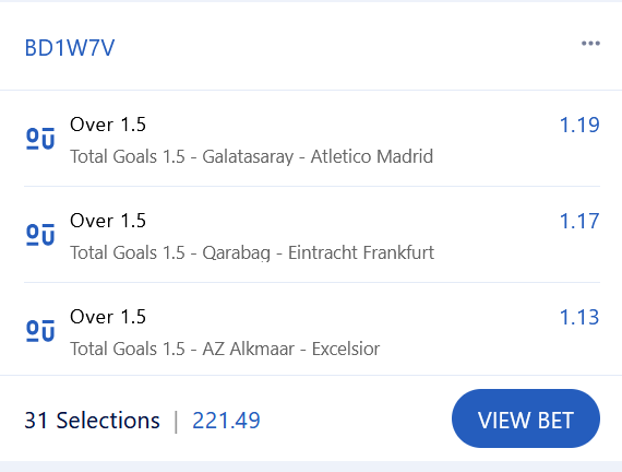 Half Time UP on <a href="/BetKingNG/">BetKing Nigeria 👑</a>    

BD1W7V    132GWZ    86123C    47219Q    RA2DZK  

💥 See all my current slips and predictions:
👉 bking.me/plutostats