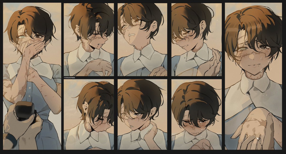 OngjolPark's tweet image. scarred maid OC