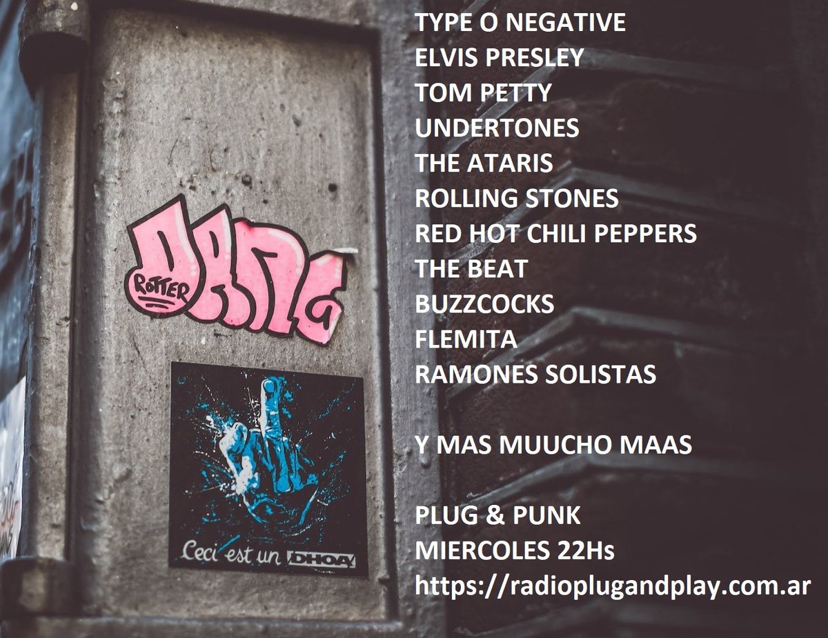 plug_punk's tweet image. Hoy tenemos Plug &amp;amp; Punk
22hs por @LaPlugAndPlay 

radioplugandplay.com.ar