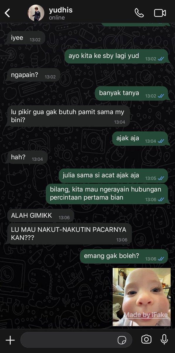 cakgrays's tweet image. cara jeffrey ngajak keluarga yudhis buat inspeksi mendadak ke kosan bian