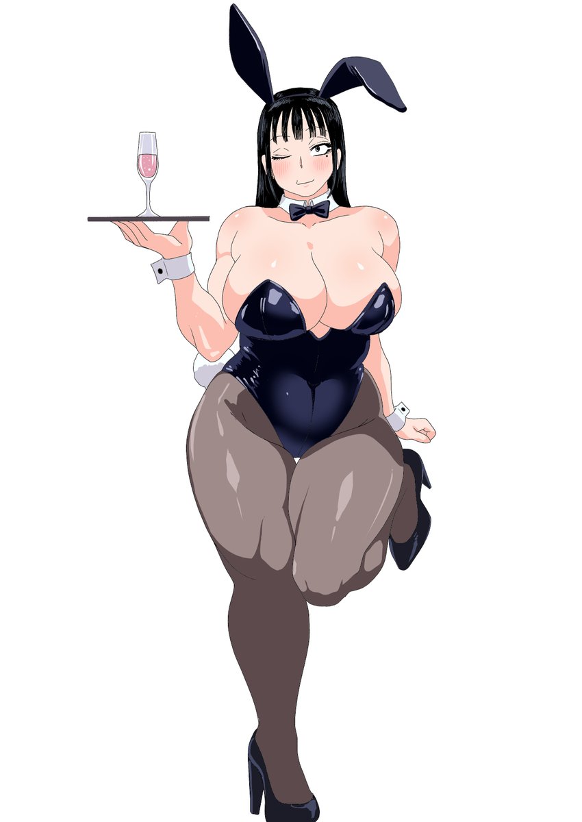 太腿と重量感で殴ってくる恵体バニー(0.1トン) 