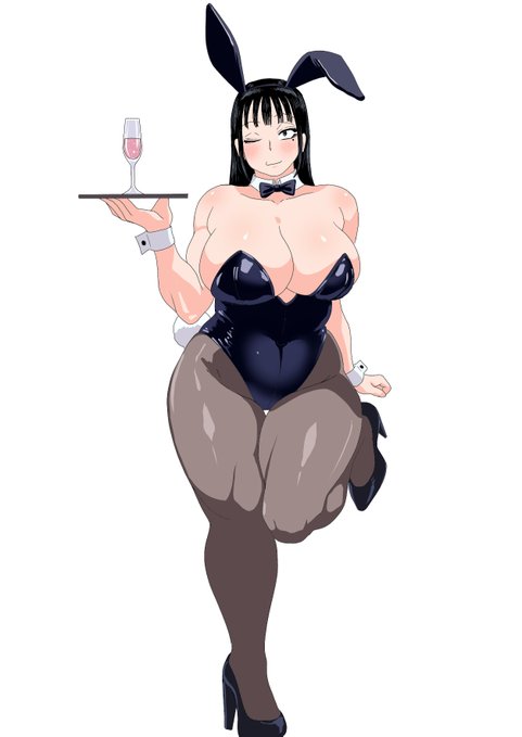 太腿と重量感で殴ってくる恵体バニー(0.1トン) 