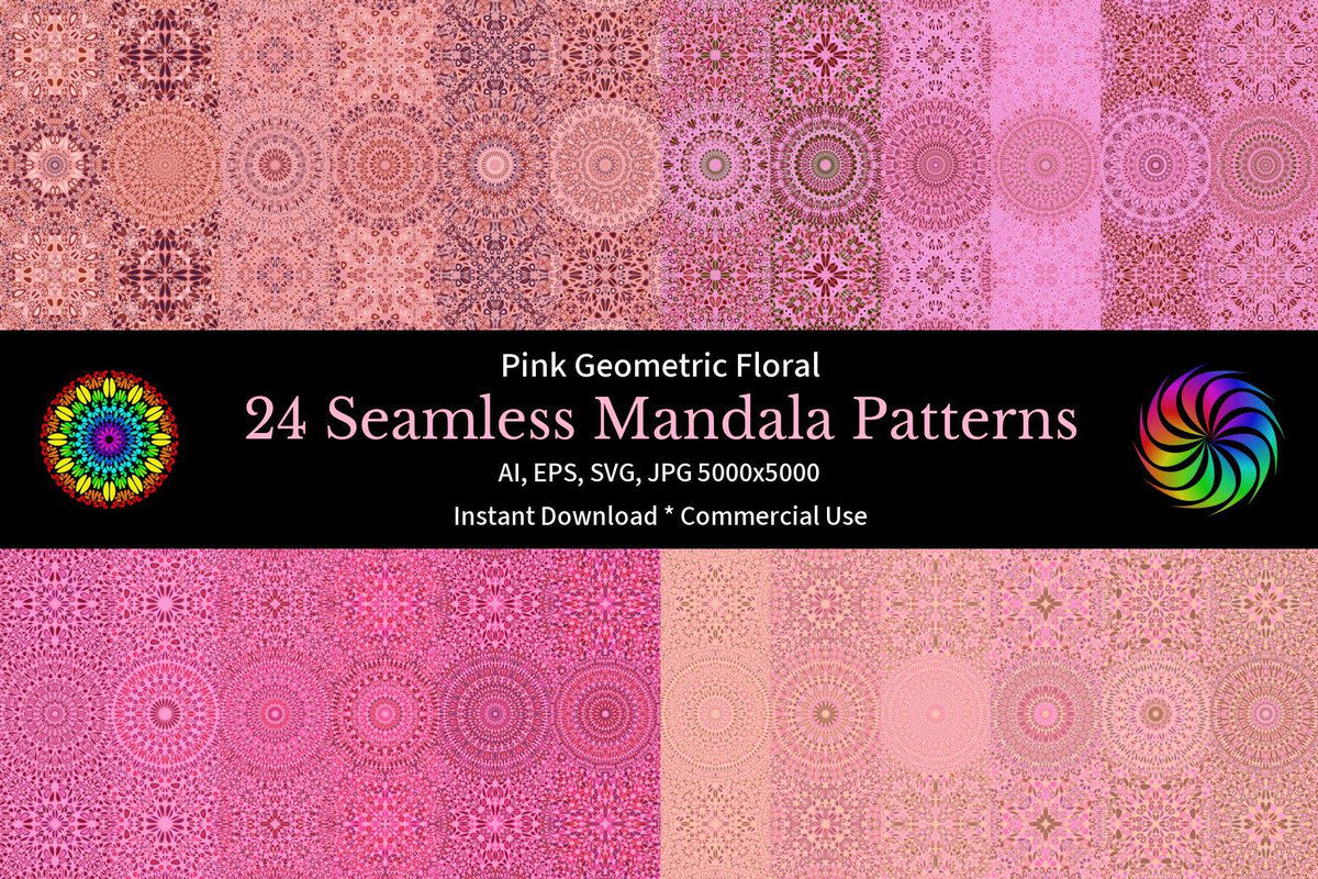 DavidZydd's tweet image. Seamless Mandala Patterns - available on Patreon: patreon.com/collection/188… #wallpaperpattern #commercialuse #wallcoveringdesign