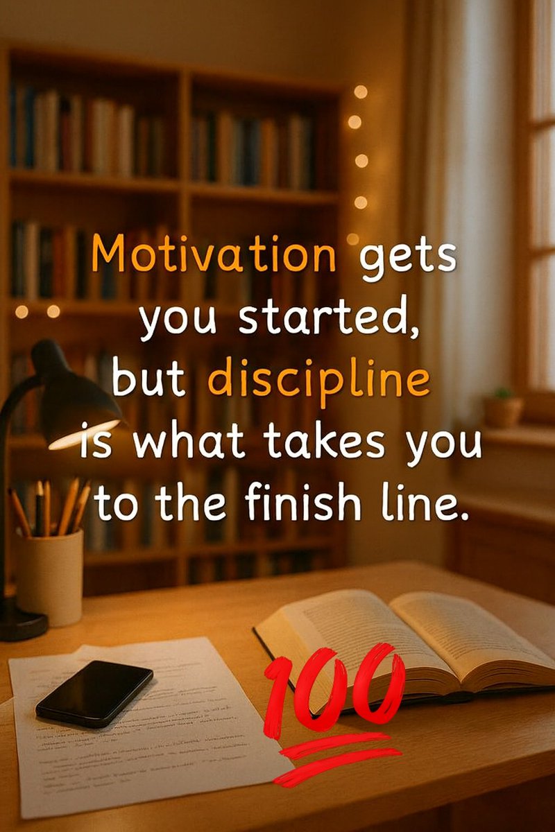 Motivation18413's tweet photo. Start strong, finish stronger. Discipline wins the race. 💯🎯

#DisciplineWins #StayMotivated #FinishStrong #MindsetMatters #DailyDrive #SuccessFormula https://t.co/oan8Gyk3Pz