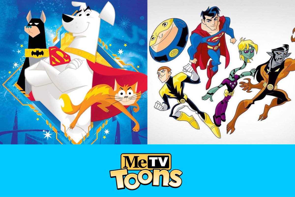 In MeTV Toons, has received New 2 DC Animated Series of “Krypto: The Superdog” and “Legion of Super Heroes (Only Season 1 and 2)” during the First Full Week of February 2026

#DCComics #DCAnimated @MeTVToons #KryptoTheSuperdog #LegionOfSuperHeroes