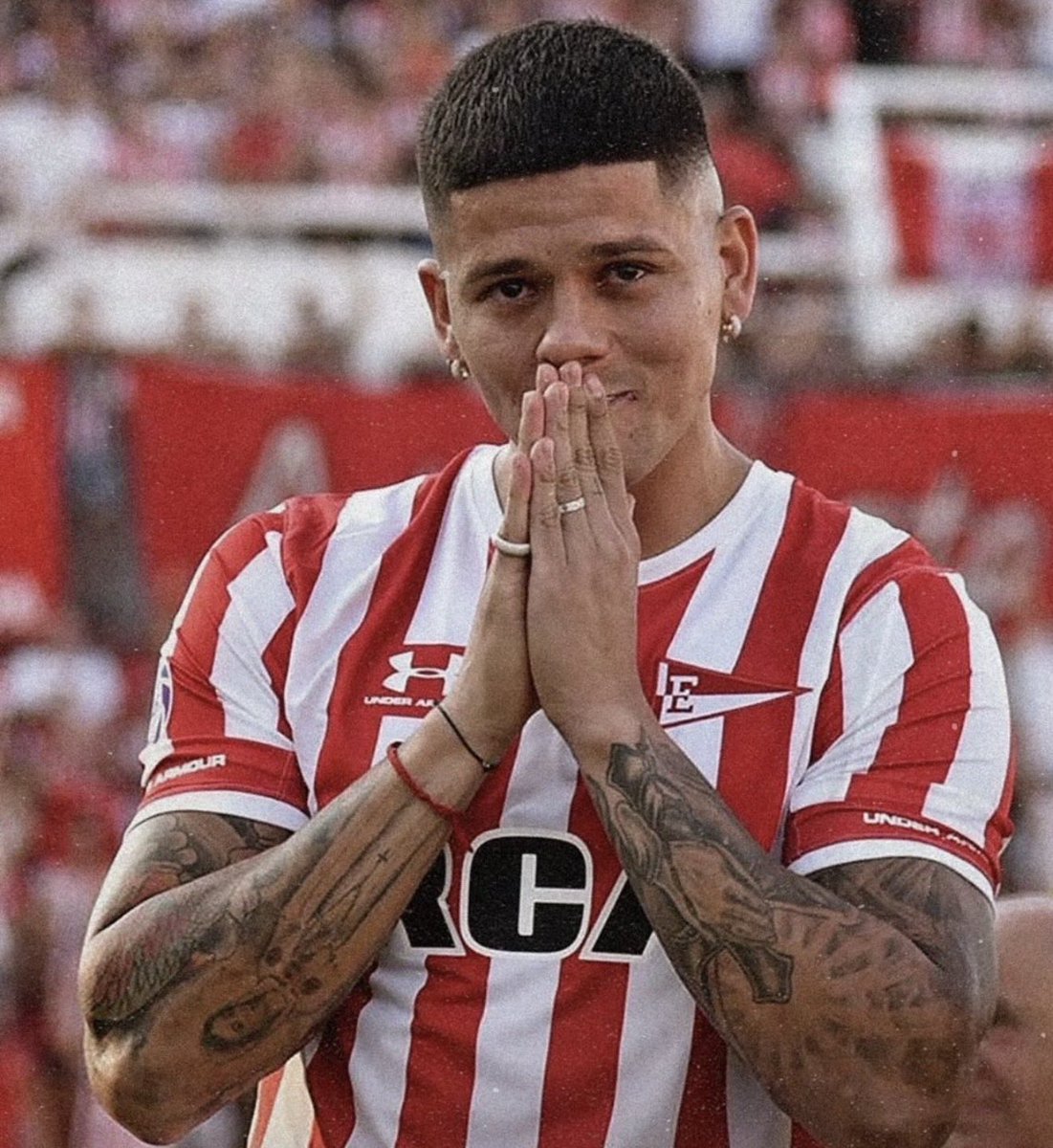 #Deportivo7a0  | AHORA |

#EDLP #Racing ☎️🔥🦁 M. Rojo “A cualquier jugador le gustaría jugar en el 4to grande y Bicampeón del fútbol argentino, imagínate a mí que salí de ahí. Tengo una charla más pendiente con Milito, ojalá se resuelva rápido”