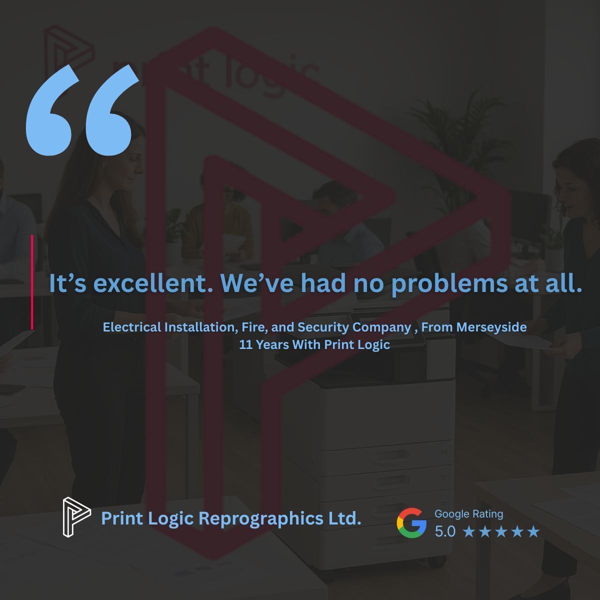 It’s been a busy start to 2026, and we’re incredibly grateful for the latest round of feedback from our customers.

Thanks to everyone who continues to put their trust in us! ⭐ 
#PrintLogic #CustomerFeedback #ClientTestimonial #FiveStarService #BusinessSupport #PrintManagement