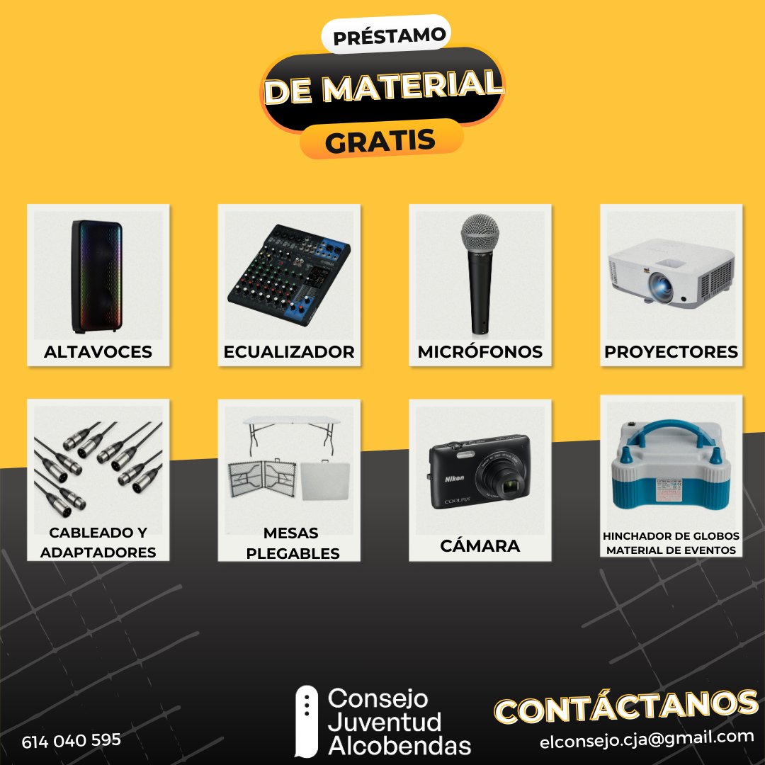 Alquiler de material CJA