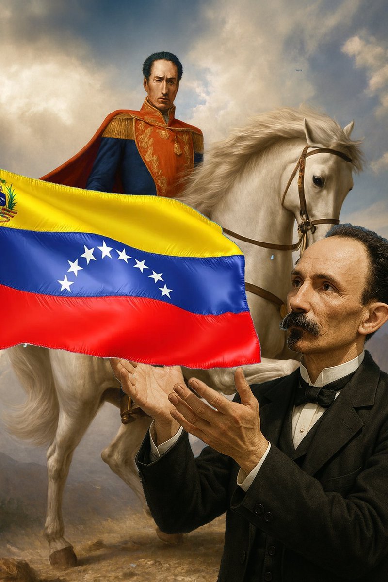 El 20 de enero de 1881 Martí llegó a Venezuela. Con la sangre abonada recientemente por 32 héroes demostramos, una vez más, que en los cubanos ella tiene hijos también. #HonorYGloria