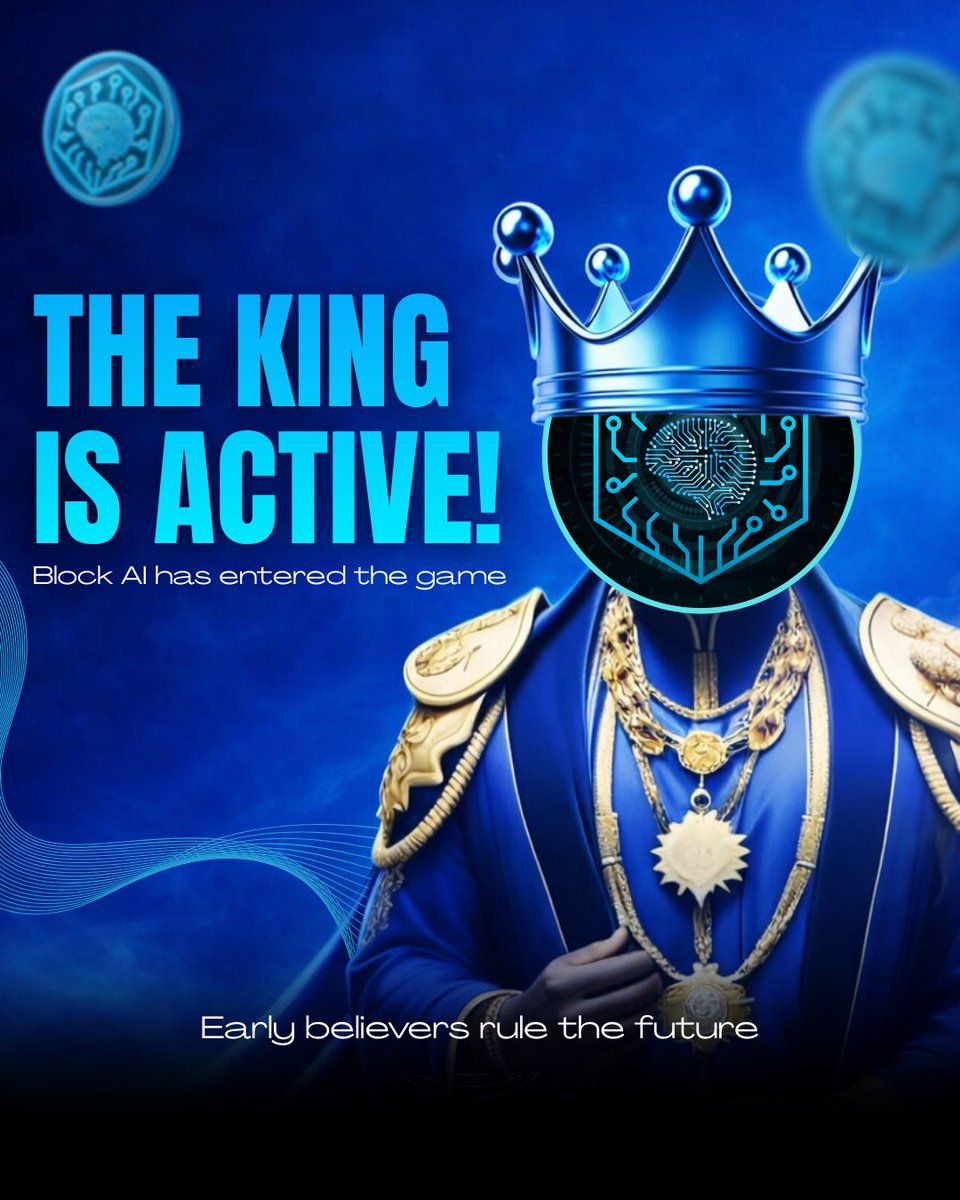 BlockAIProtocol's tweet image. Markets are volatile, but smart money is moving early.
Block AI delivers AI-powered insights, speed &amp;amp; precision for next-gen crypto trading.
Built for Web3. Designed for performance. 
Stay ahead with Block AI.
#BlockAI #AITrading #Crypto #Web3 #Bitcoin #DeFi