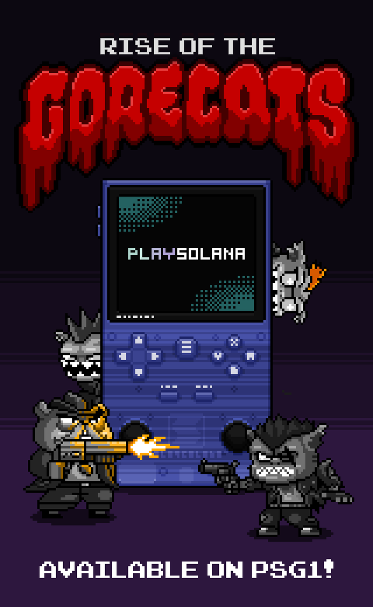 GORECATS's tweet image. From the EMMY winning team behind Niko &amp;amp; the Sword of Light &amp;amp; the BAFTA winning writers of Endling..

How far can YOU get in RISE OF THE GORECATS? 
The addictive survival shooter from @StudioNX &amp;amp; @WackoSenshi 

MAJOR update &amp;amp; tourny coming to @playsolana PSG1