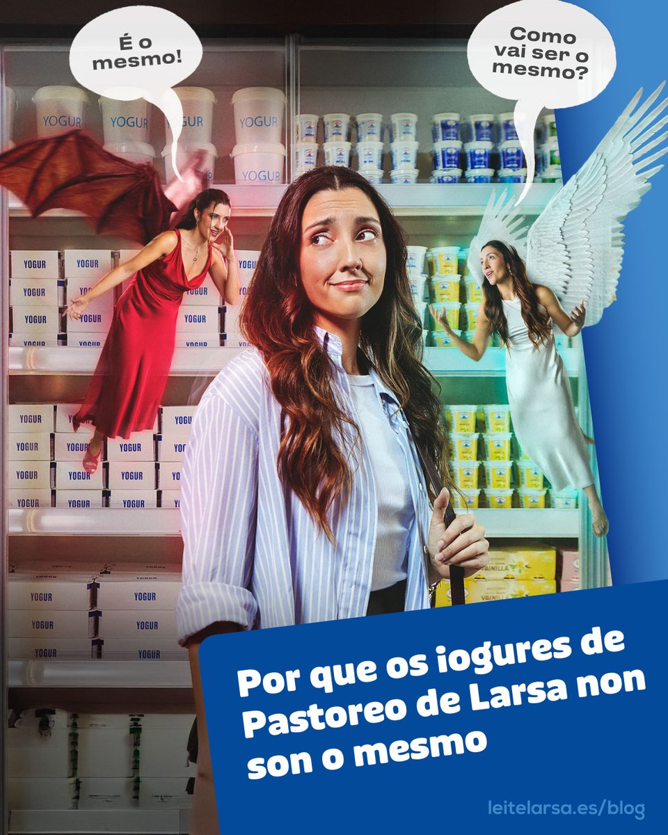 leitelarsa's tweet photo. Hai iogures e iogures…e logo están os Iogures de Pastoreo de Larsa 😋. Cando dicimos que non son o mesmo, dicímolo con coñecemento de causa, con historia, sabor e, sobre todo, con moito Pastoreo 🐄🌿.

https://t.co/6fTbMdwxNk https://t.co/l6lzFYuJOK