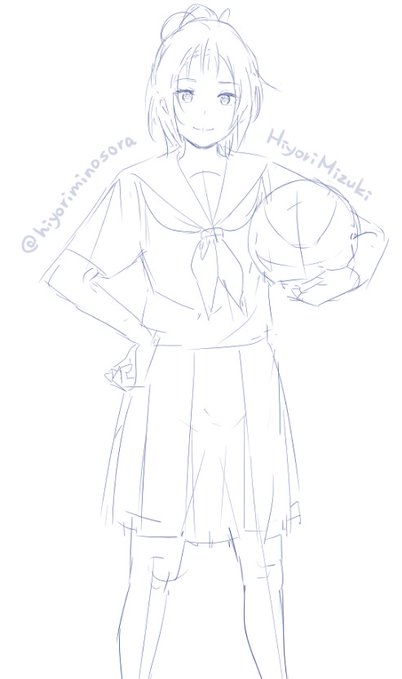 スケジュール管理が苦手で。 作成中の新刊『制服にする?スク水にする? スク水編(ラフ絵)』ですが、関西コミティア75 当日の朝、大阪のキンコーズで印刷&amp;作成することになってしまいそうです。 助けて、夏紀先輩 #anime_eupho